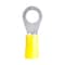 Gardner Bender Ring Terminal, 3/8 in Stud Size, 10 AWG, 600/1,000 V, Vinyl Insulated, Yellow, 15 PK 15-108 - alternate 1